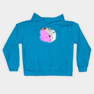 Cotton Candy Bunny World Kids Hoodie